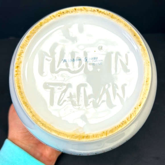 Vintage “Ribbon Geese” the collection ceramic lidded canister by B & D - Picture 7 of 11